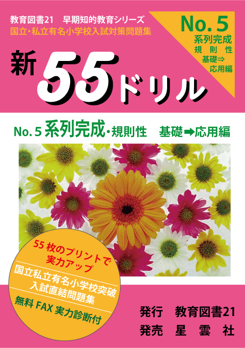 新55ドリルNo.5「系列完成 基礎～応用編」 | わかぎり21ショップ